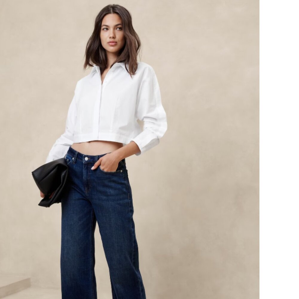 NEW Banana Republic Seamed Shirt